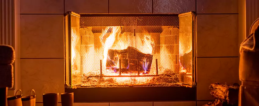 Mendota Hearth Landscape Fireplace Installation in Clearfield, Utah