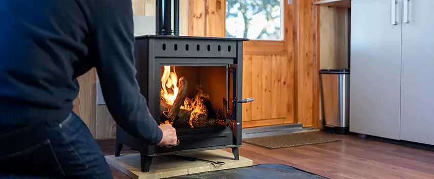 Open Hearth Wood Fireplace Installation in Clearfield, UT