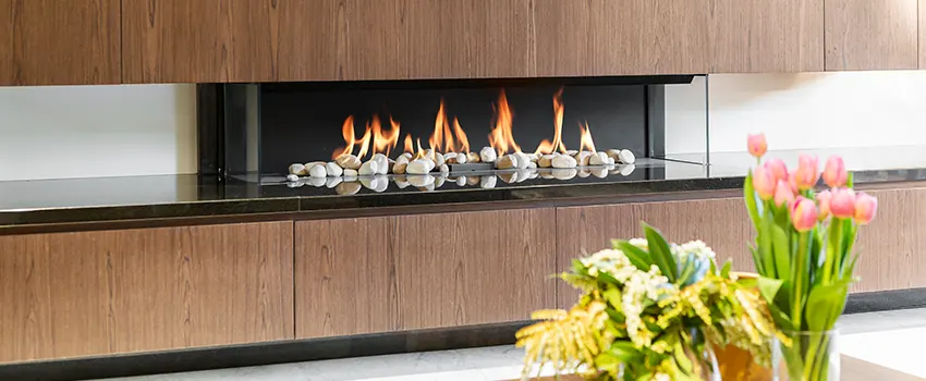 Double-height Fireplace Design Refurbishment in Clearfield, Utah