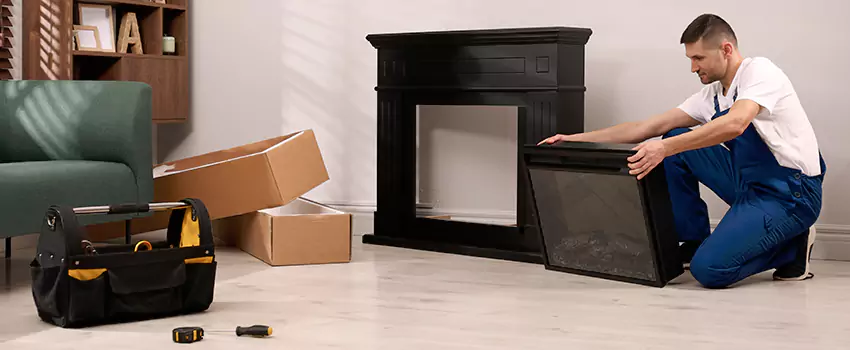 Old Rusted Metal Fireplace Repair And Replacement in Clearfield, UT