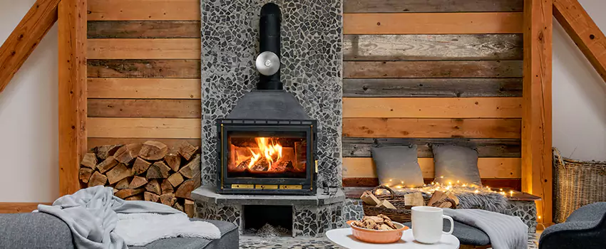 Thelin Hearth Products Direct Vent Gas Stove Fireplace Inspection in Clearfield, Utah